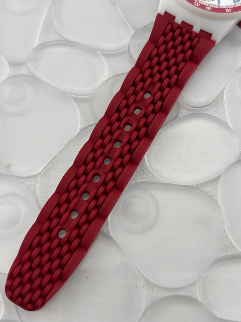 Swatch Watch -SUSM403 - RED TRACK